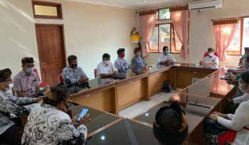 Audiensi dengan kadisdikpora